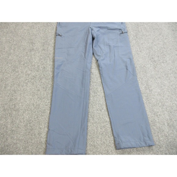 Patagonia Simul Alpine Pants Womens 12 Blue Hiking Softshell Outdoor Zip Pocket - Picture 2 of 16